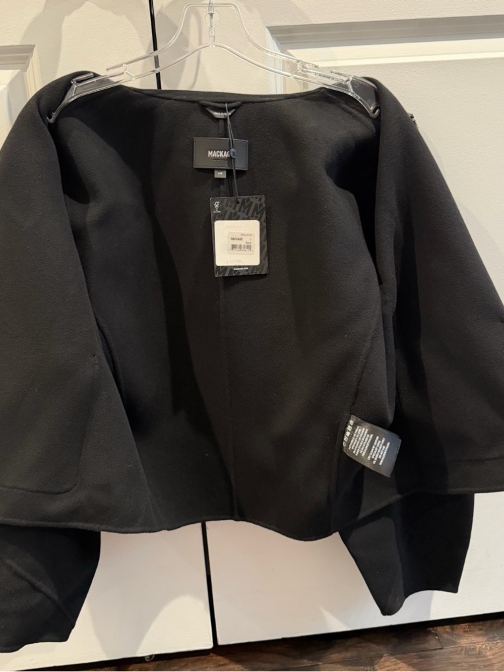 Mackage Solana Wool Black Jacket - Picture 5 of 7